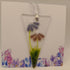Fused Glass Flower Card
