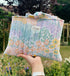 Handmade Quilted Book Sleeves with Ribbon Closure Meadow Prints