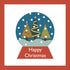 Snow Globe Greetings Card