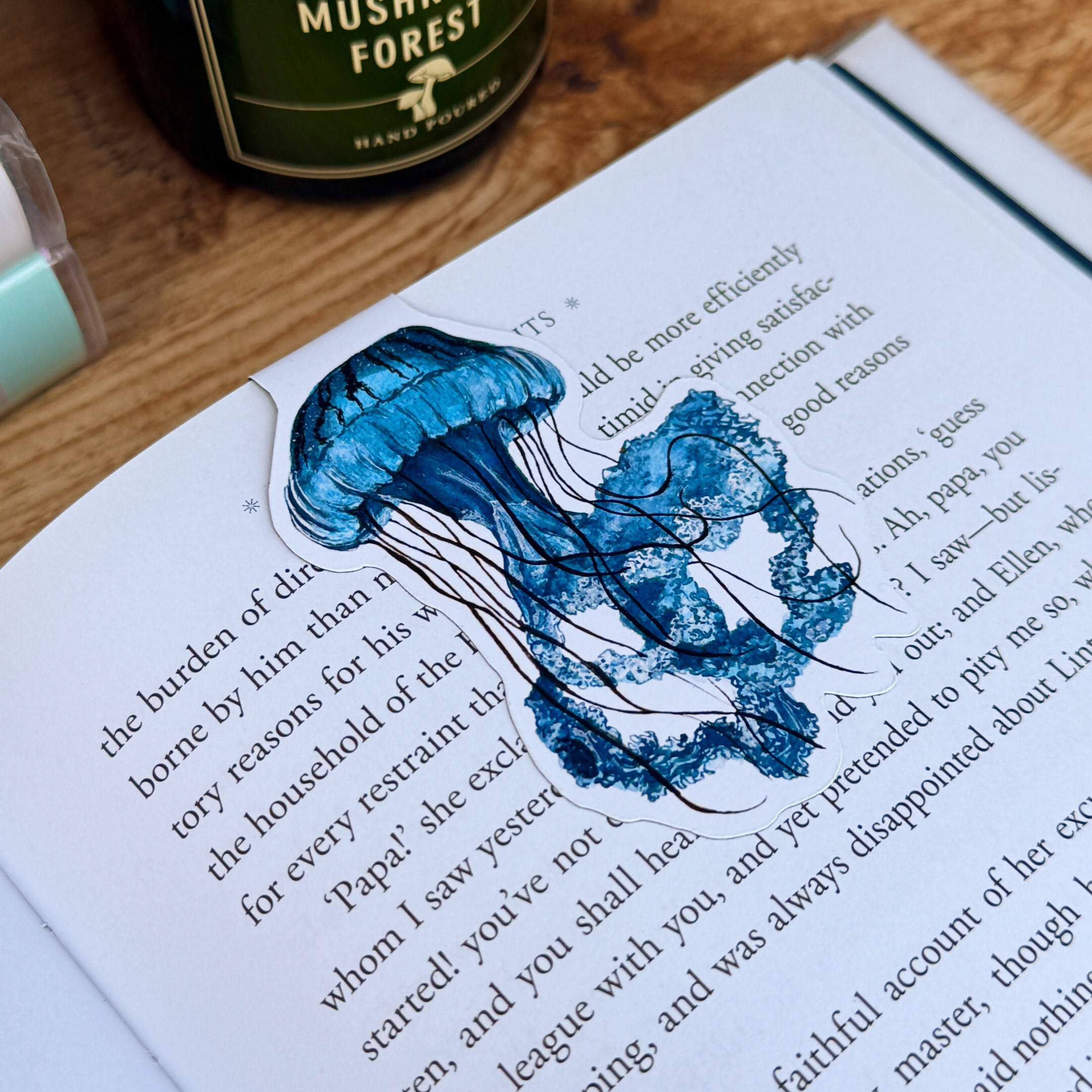 Jellyfish - Matt Magnetic Bookmark
