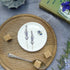 lavender and bee coaster