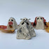 Handmade Ceramic Ghost Ornament Halloween Mystery Box