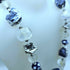 DENIM BLUE GLASS BEAD NECKLACE