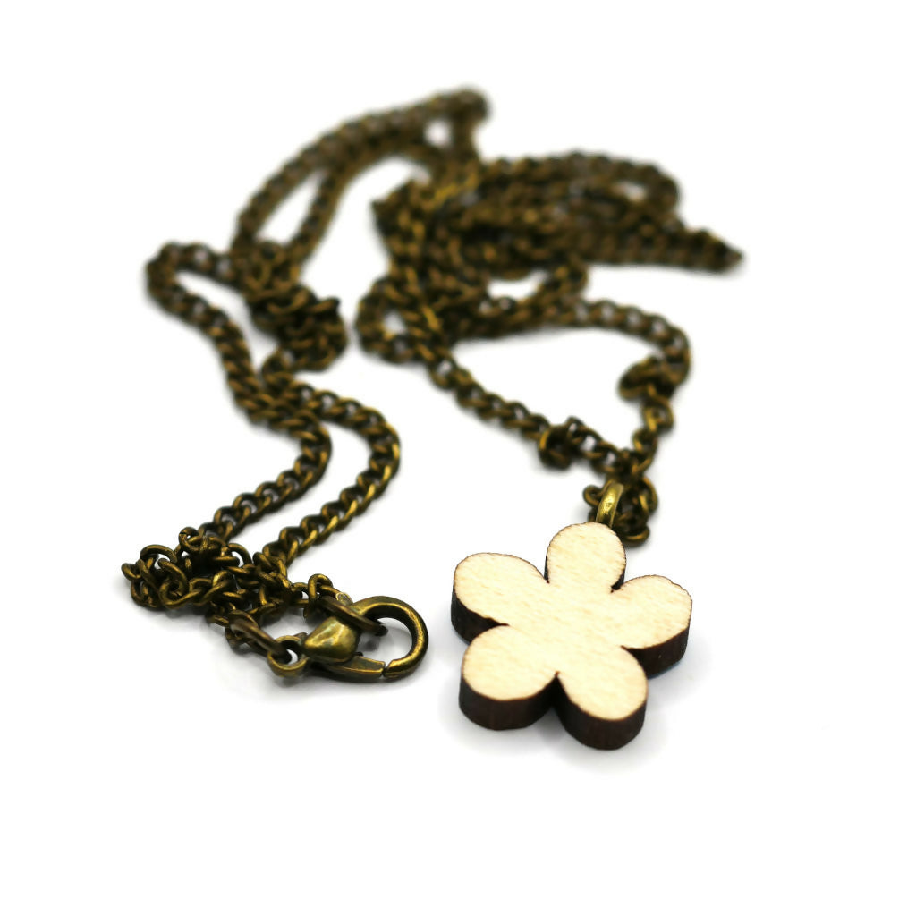 Forget-me-not necklace