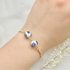Blue China Bracelets - Handmade Polymer Clay Bracelets