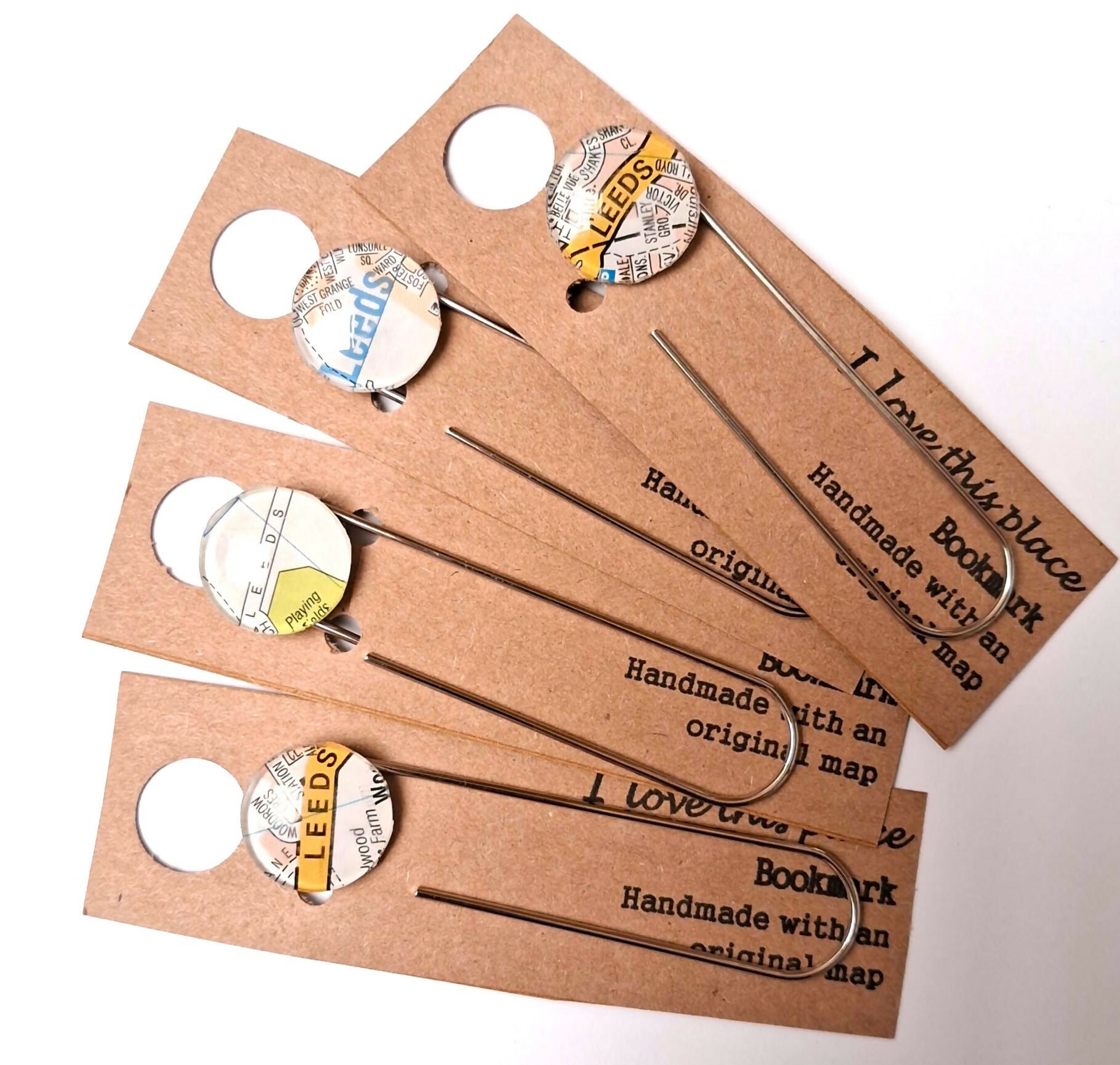 Leeds Map Bookmark