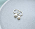 14-Karat Gold Filled & Freshwater Pearl Drop Hoop Earrings