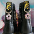 Handmade Resin Glitter Flowers Boot Charms