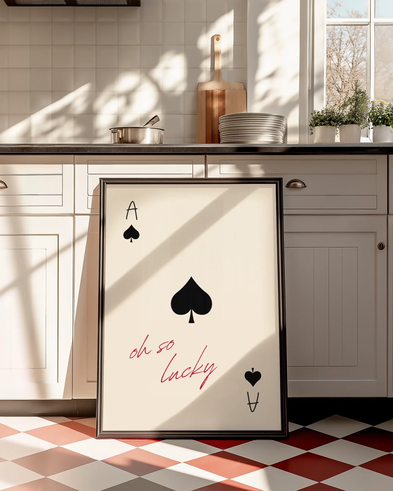 OH SO LUCKY WALL ART PRINT