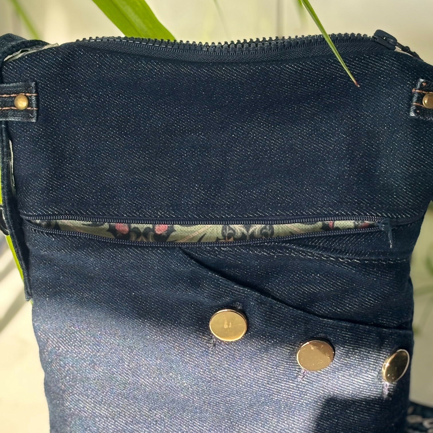 Unique Handcrafted Denim Bag Handbag Made From Upcycled Jeans