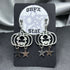 Pumpkin Star Earrings