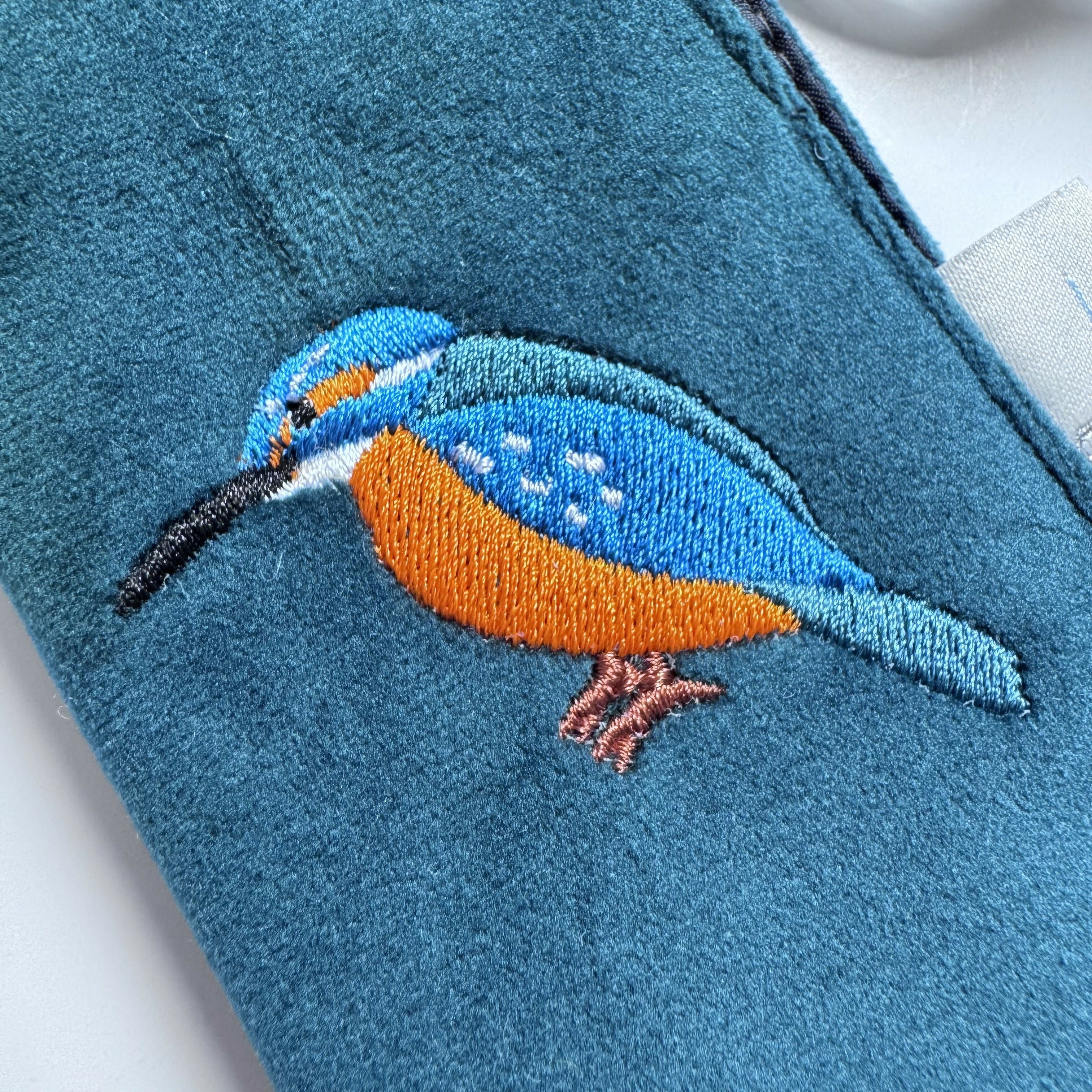 Original Design Embroidered Slip In Glasses Case