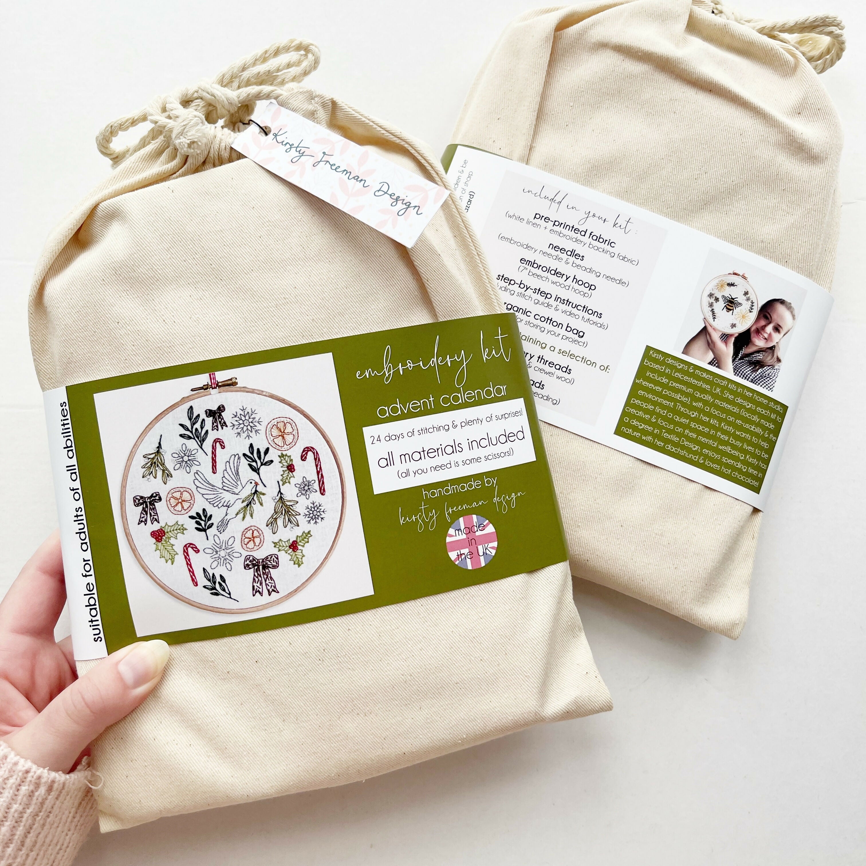 Advent Calendar Embroidery Kit