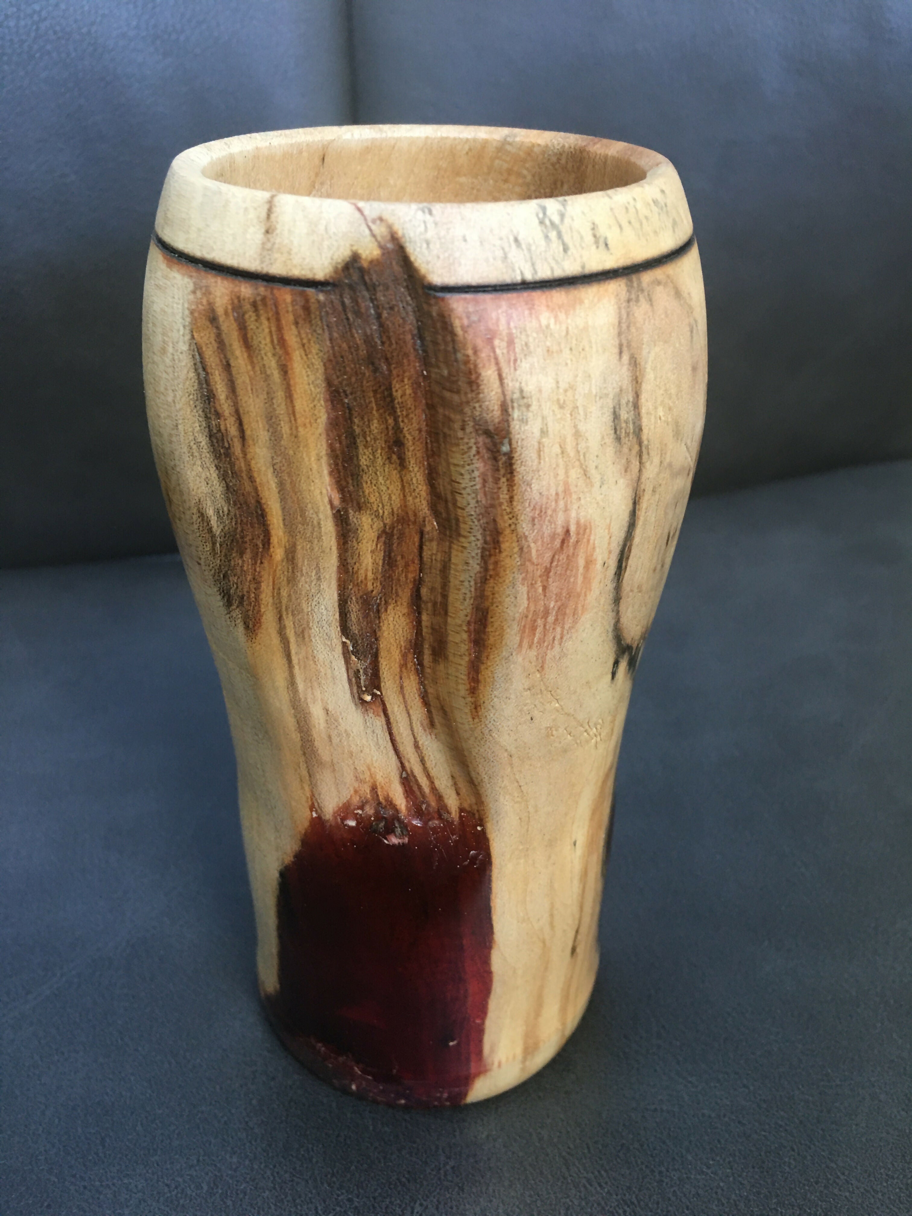 Rustic Resin Vase