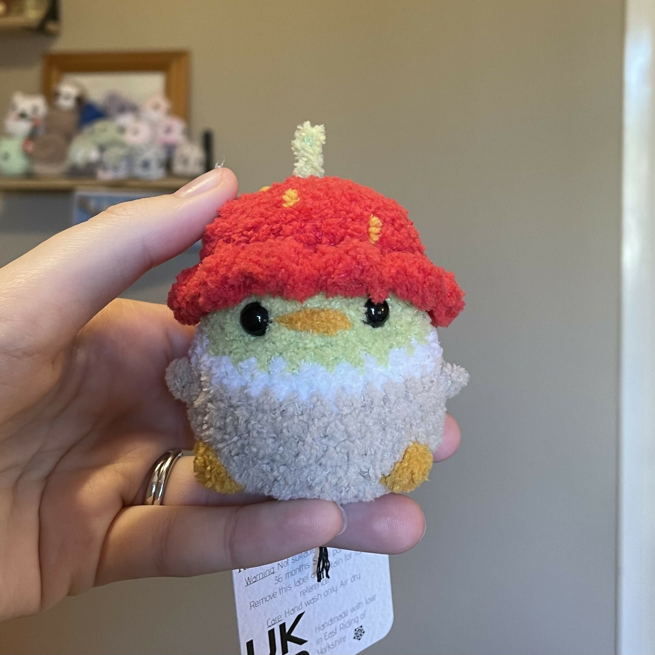 Fluffy Crochet Mallard Duck