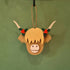 Holly the Highland Cow - Christmas Ornament