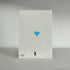 Best Dad Card - Blue Heart Father's Day Card