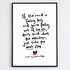 If The Road Is Feeling Long Poem Print