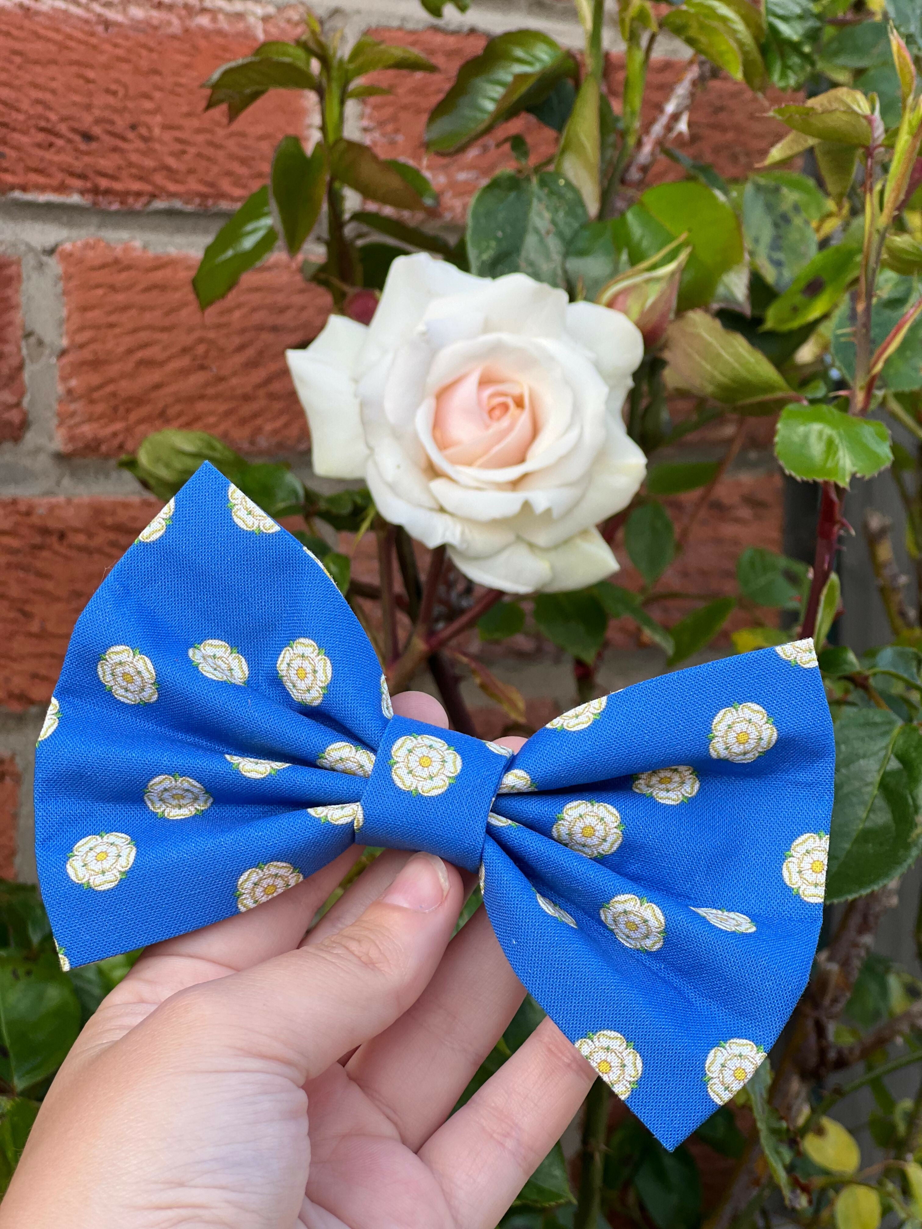 Yorkshire Rose Dog Bow Tie