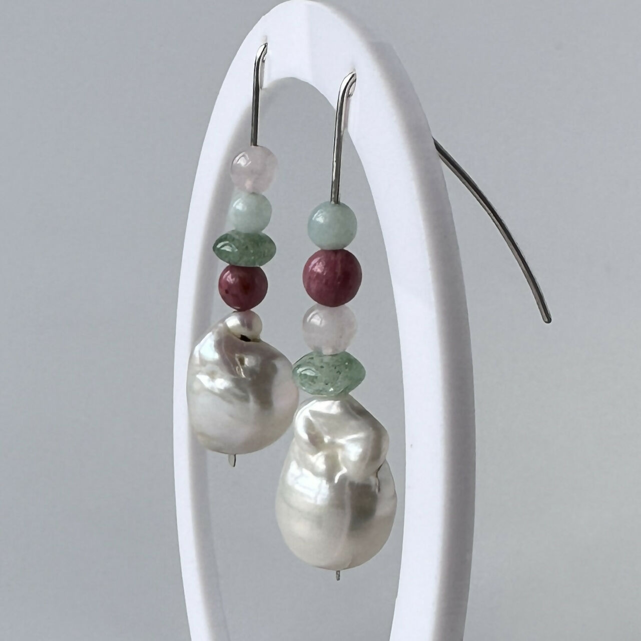 HARMONIOUS EARRINGS | STERLING SILVER & STONE EARRINGS FOR CONNECTION