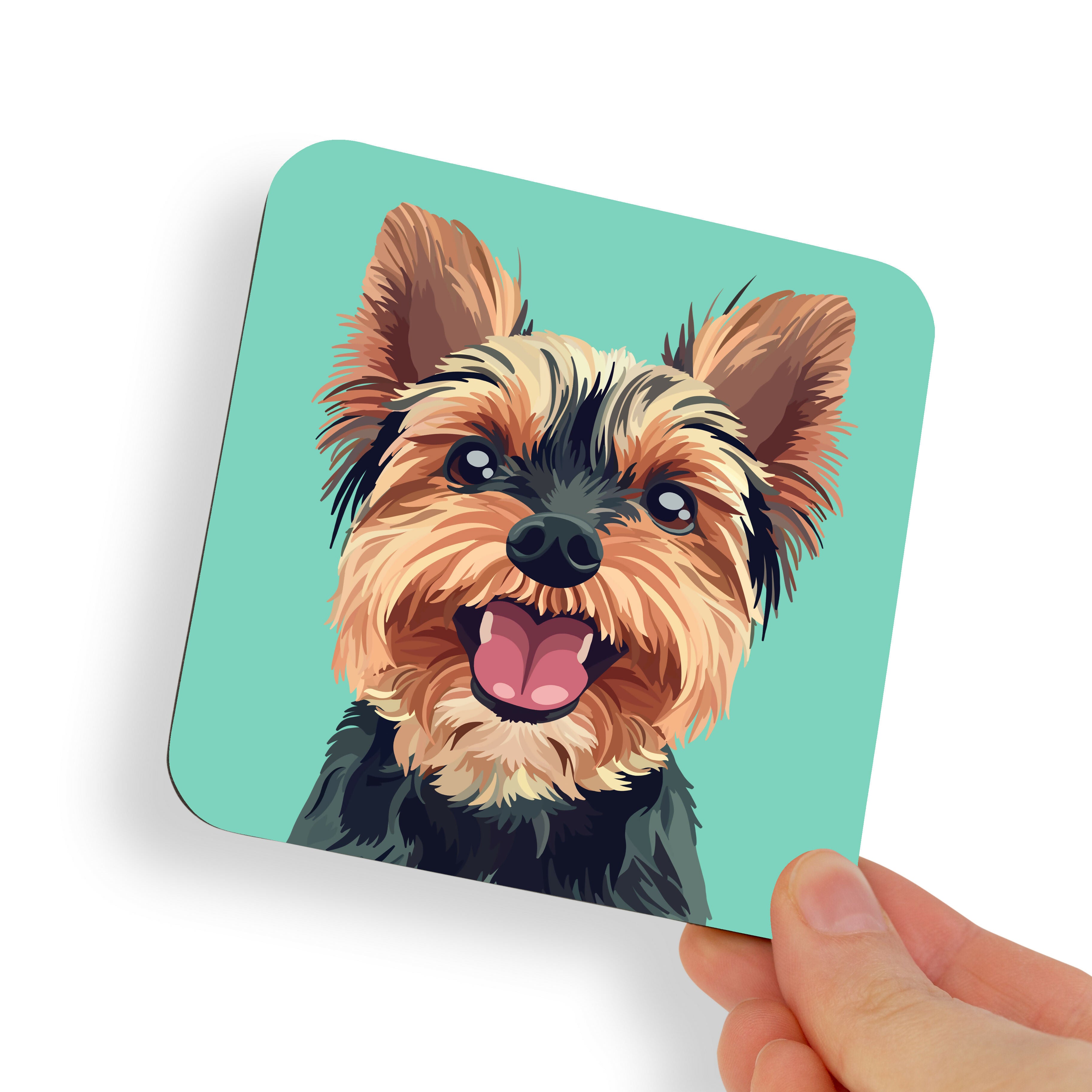 Yorkie Yorkshire Terrier Dog Coaster
