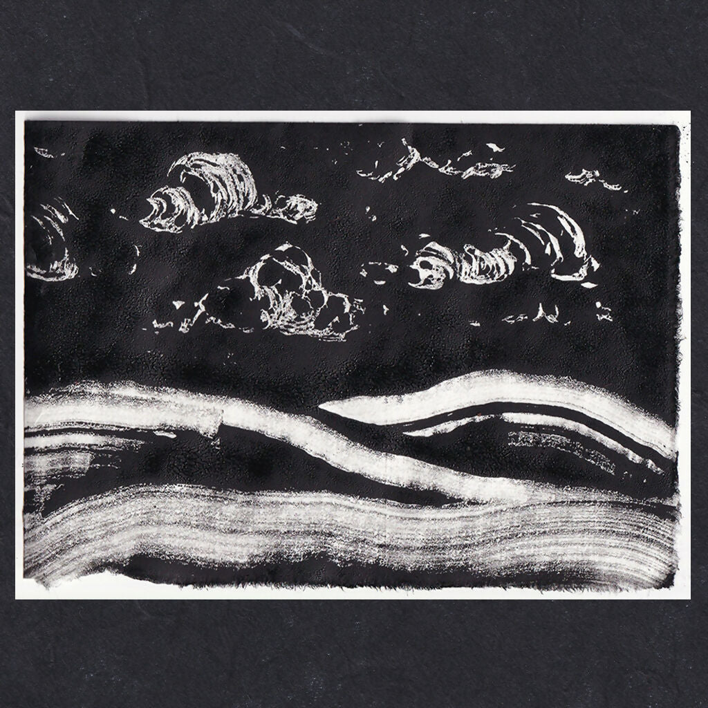 Abstract Landscape A6 Original Monoprint