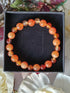 Sunstone and Carnelian Crystal Bead Bracelet
