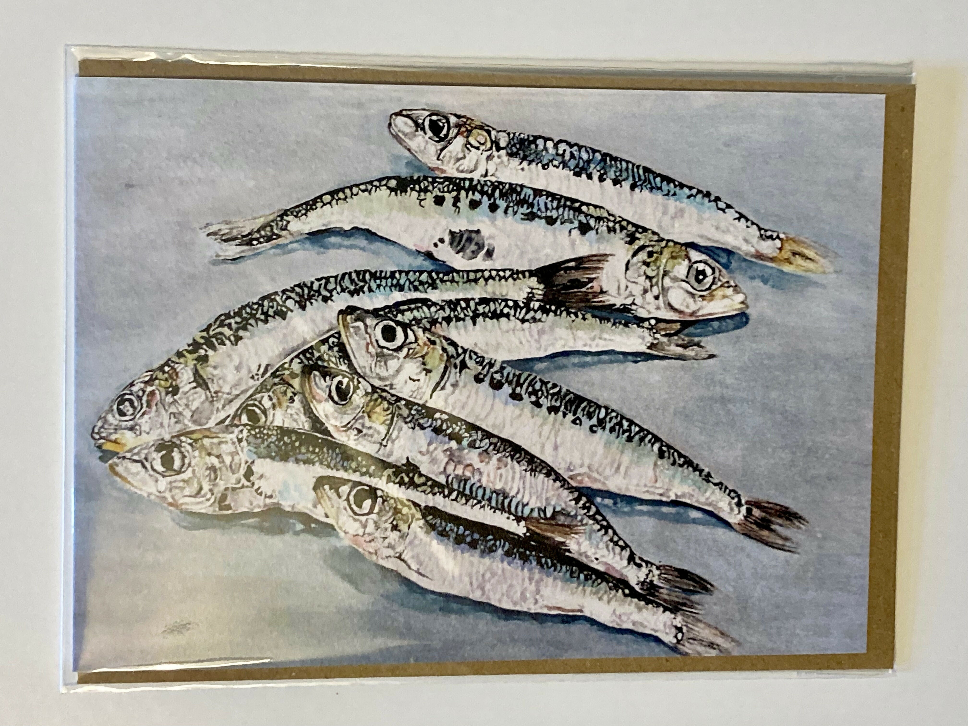 Sardines - Greetings Card