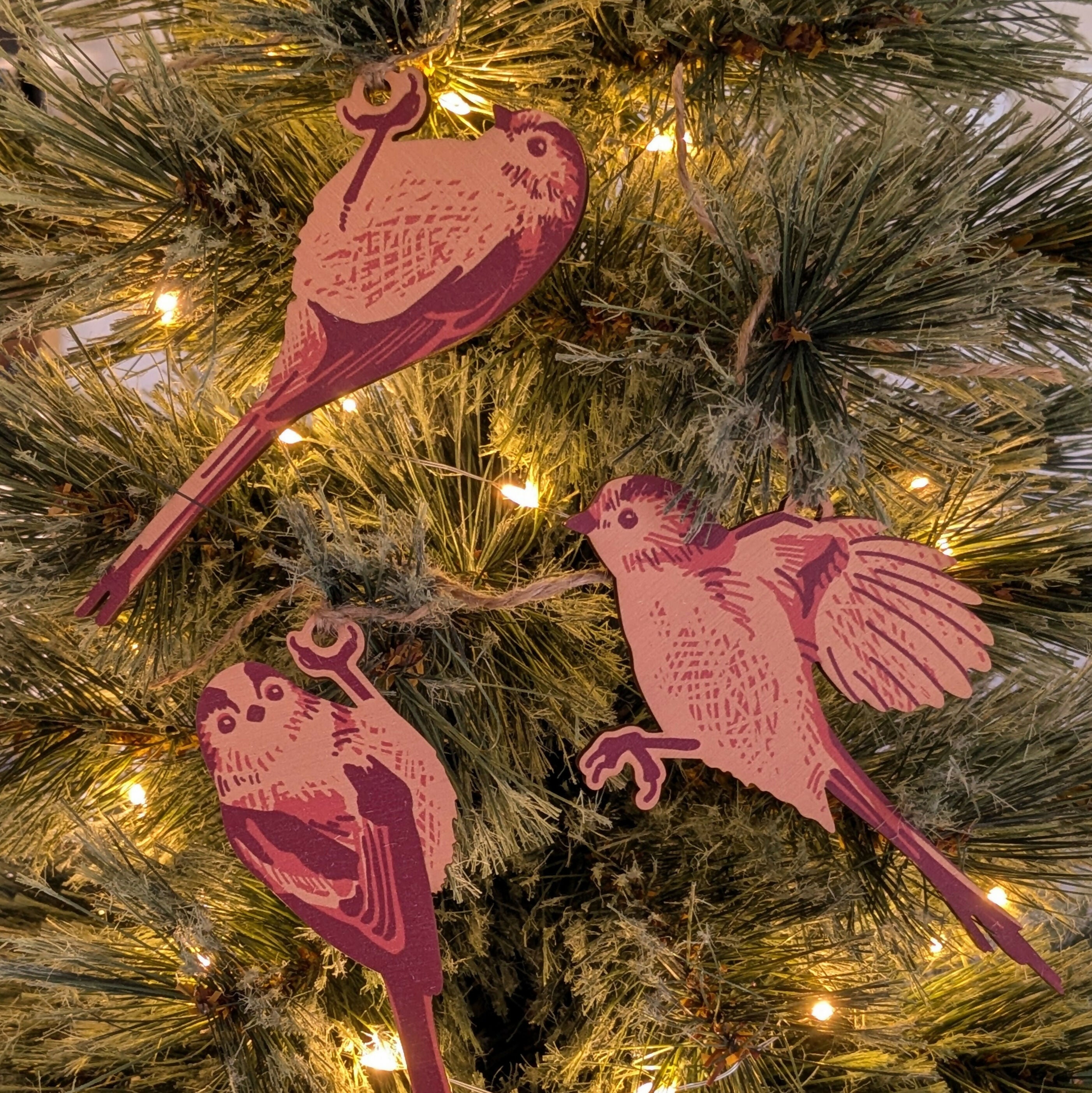 Long-tailed Tit Hanging Decorations