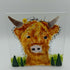 Fused Glass Highland Cow Tealight