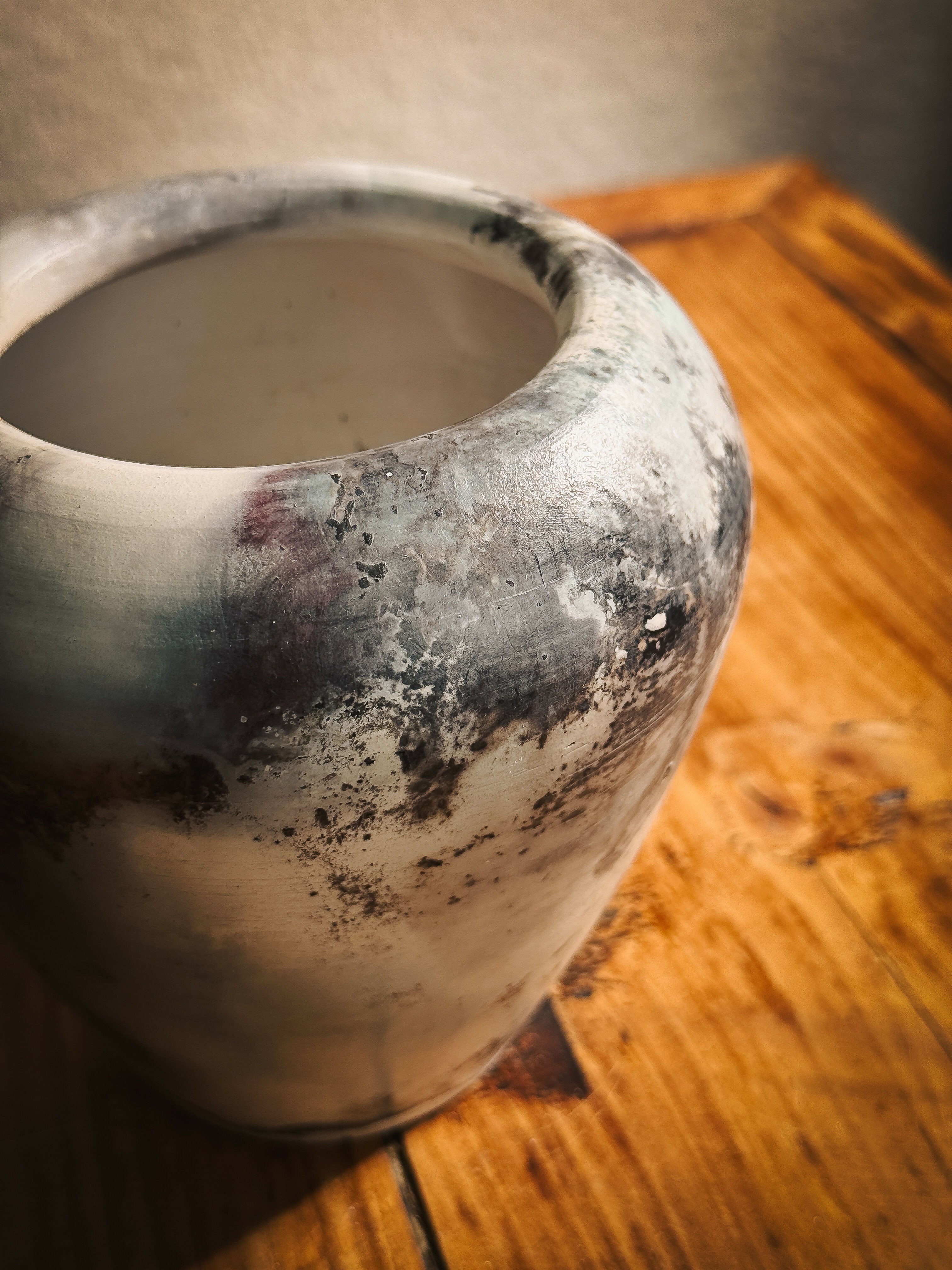 Handmade Medium Cone Pit Fired Vessel