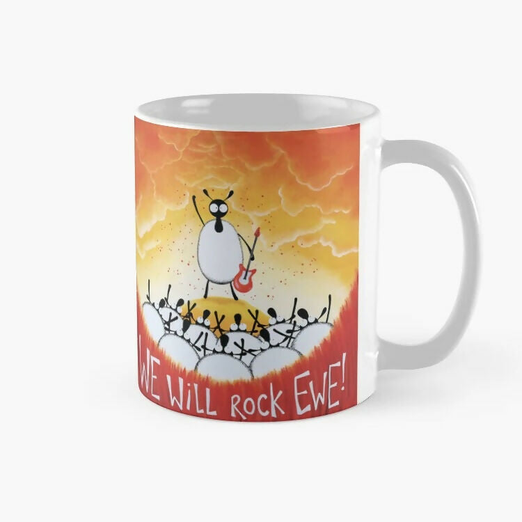 We Will Rock Ewe! Ceramic Mug