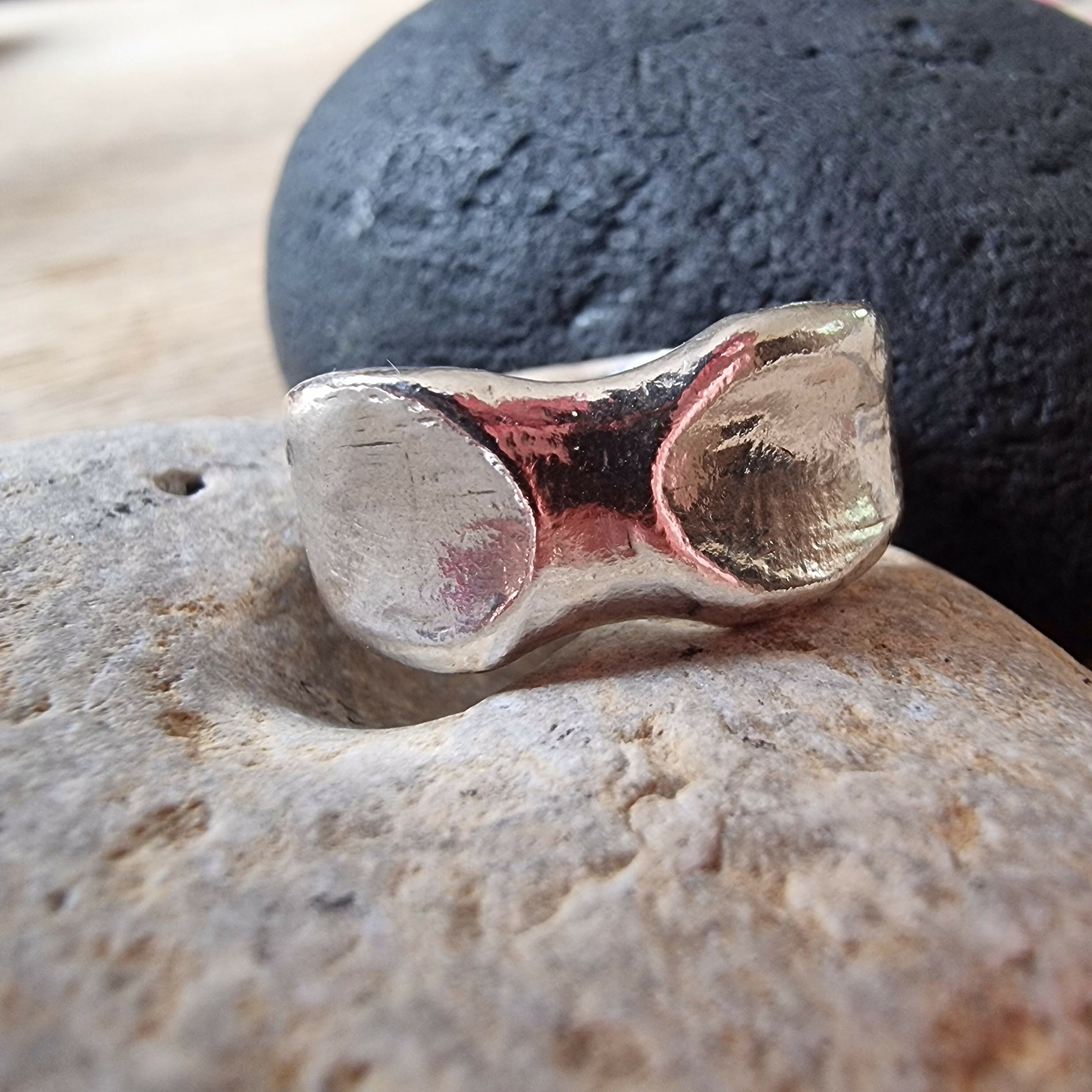 Sterling Silver Statement Signet Size R.5