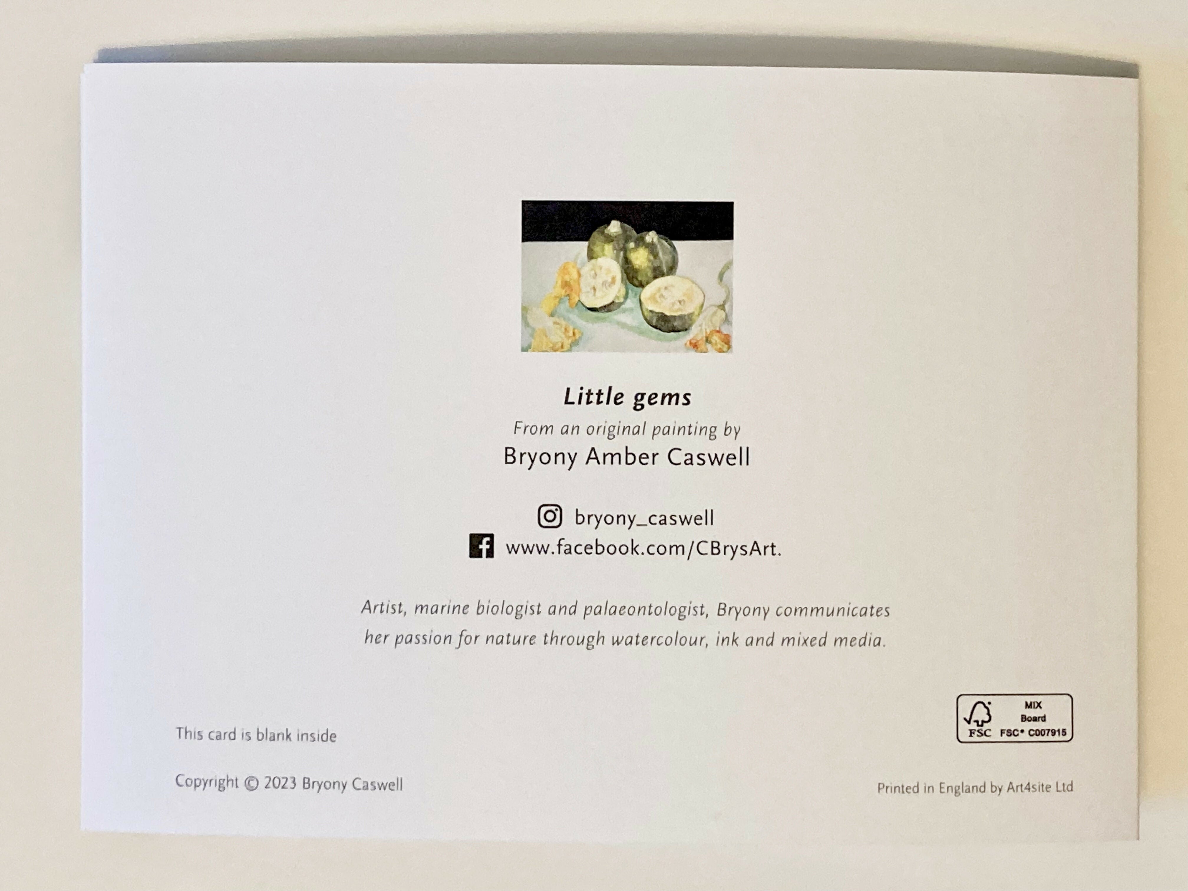Little Gems - Greetings Card