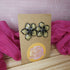 Beige And Black Floral Stud Polymer Clay Earrings