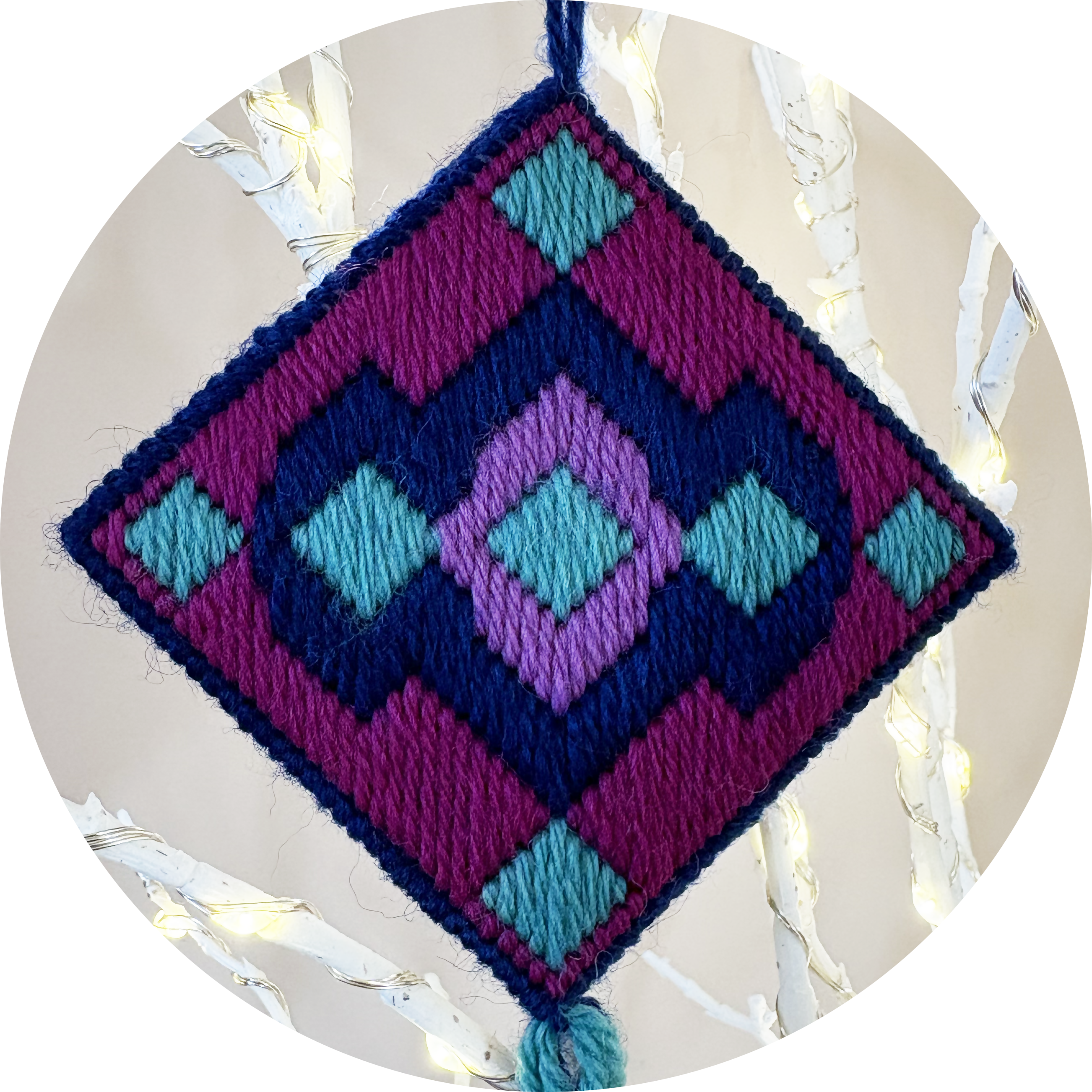 Needle point Festive Decoration