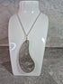 Unique Hand Crafted Tear Drop Shaped Blue, Gold Red and Green Pendant