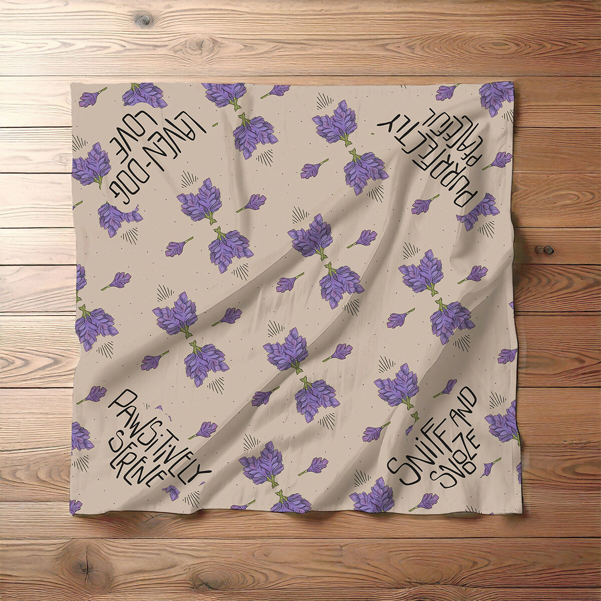 Purrfectly Peaceful Pet Bandana