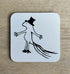 Top Hat And Tails Coaster – Pen And Ink Design