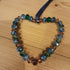 Love Token/Tree Jewellery with Faceted Glass Beads on Pure Copper Wire.