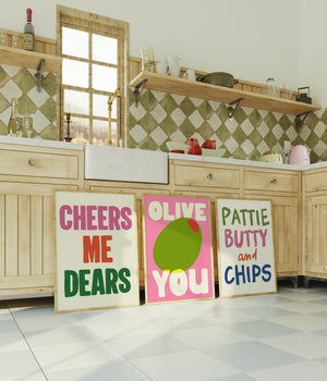Pattie Butty & Chips Print