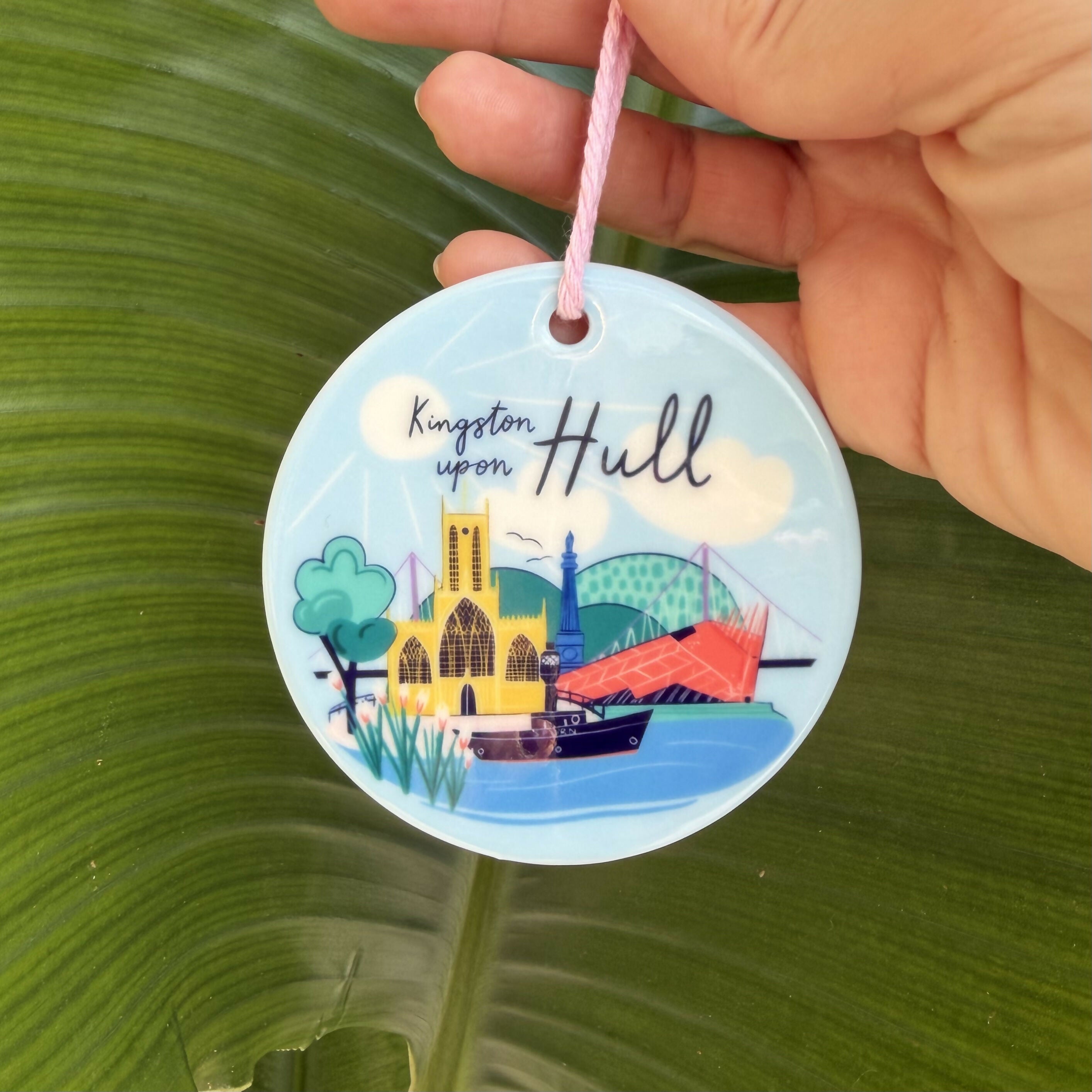 Ceramic Hull Hanging Decoration