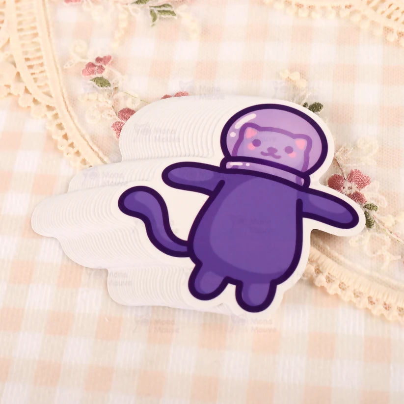 Space Cat Sticker - Astronaut