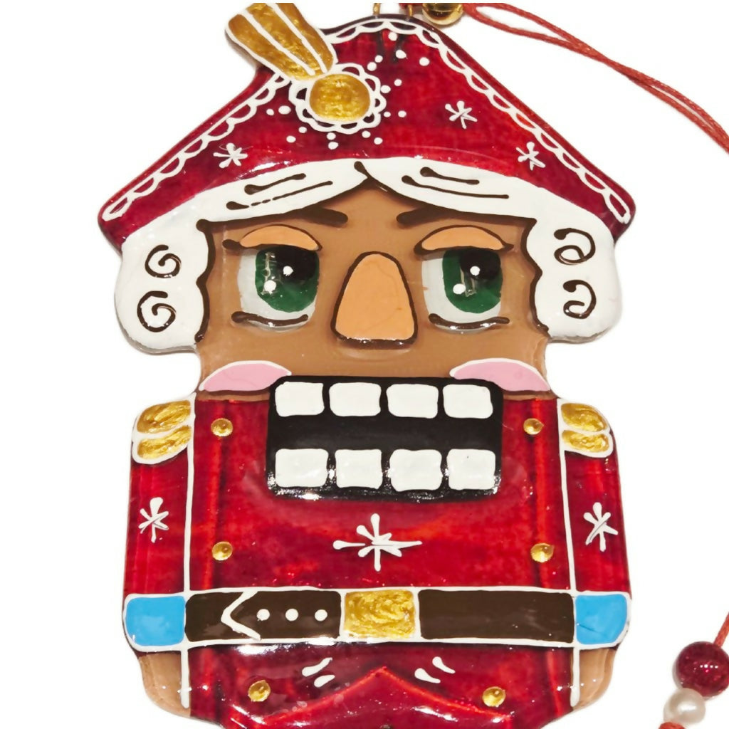 Glass Nutcracker, 17 cm