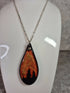 Unique Handcrafted Teardrop Shaped Silhouetted Pendant