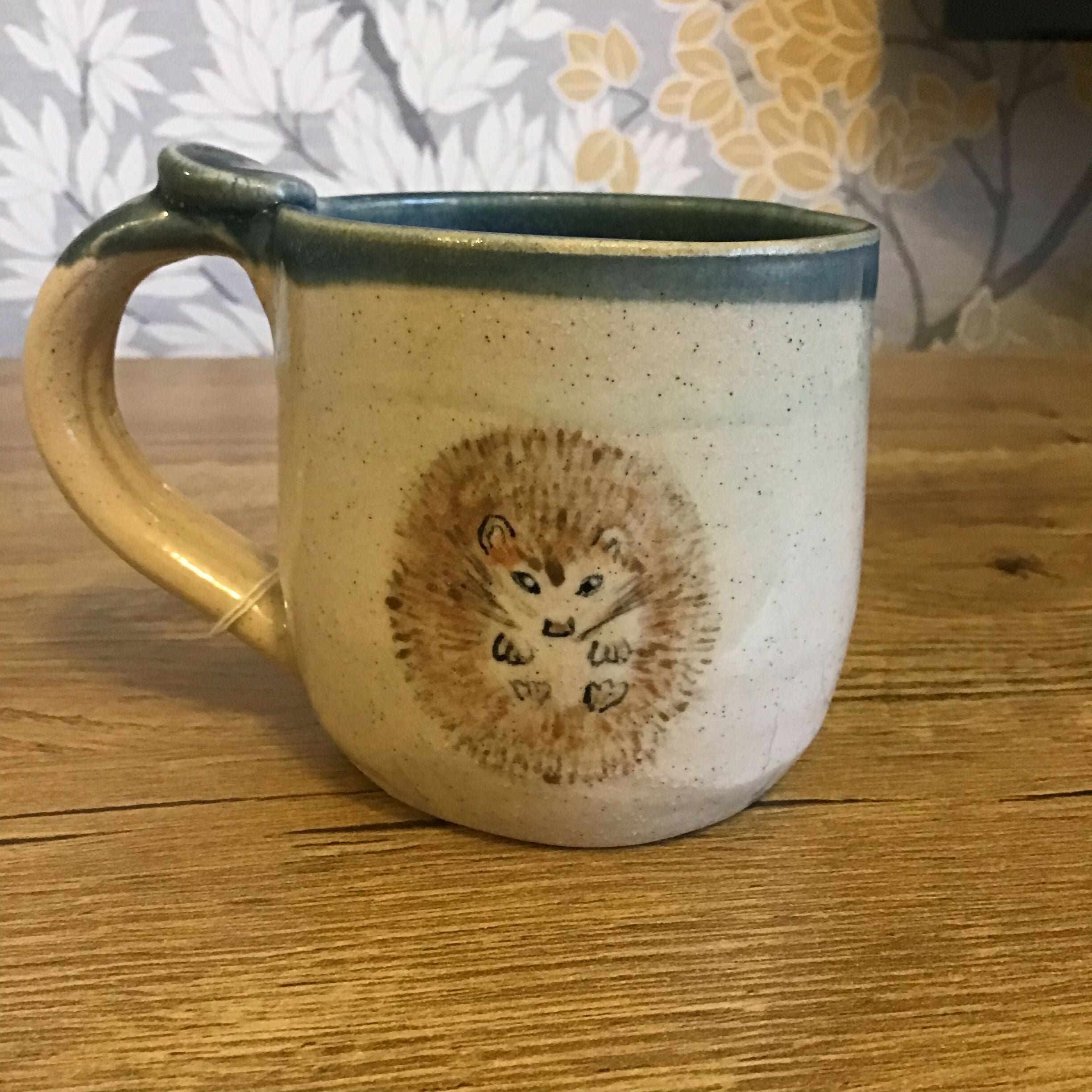 Handpainted Hedgehog Mug