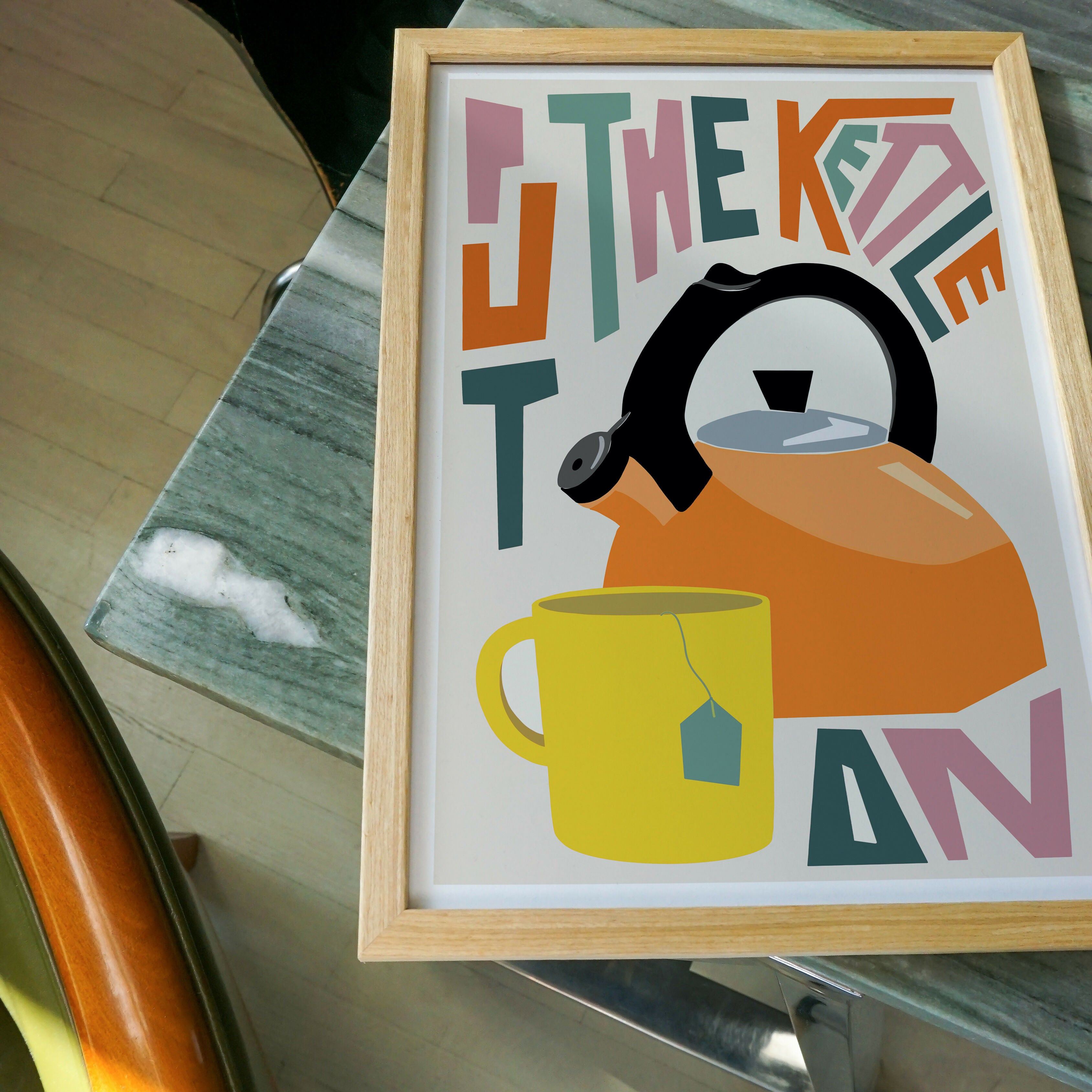 Put the Kettle On Art Print