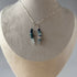 HEALING CRYSTAL & STERLING SILVER PENDANT WITH SLIDING BEADS TO HELP BALANCE YOUR THROAT CHAKRA