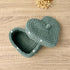 Crochet Heart Shaped Basket with Lid