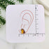 Sparrow Hawk Bird Of Prey Stud Earrings
